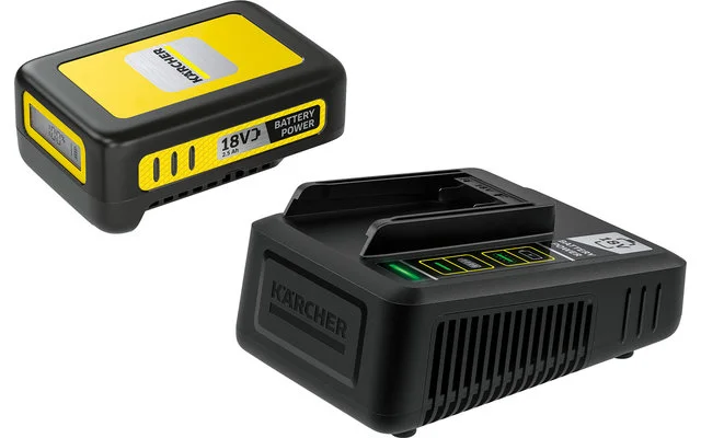 Kärcher Battery Power Starter Kit Wechselakku mit Schnellladegerät 18 V