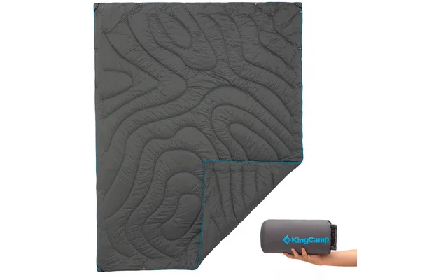 KingCamp Contour Decke mit Druckknöpfen 175 x 135 cm