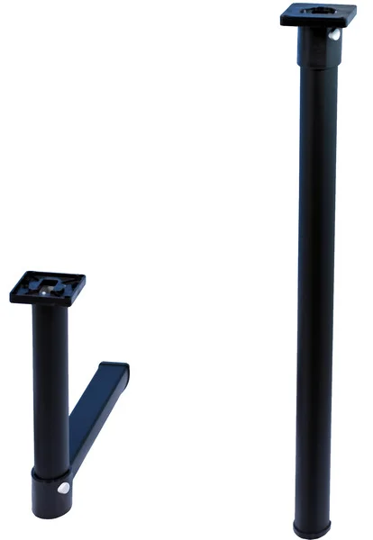 Klapptischfuß mittig klappbar – Schwarz