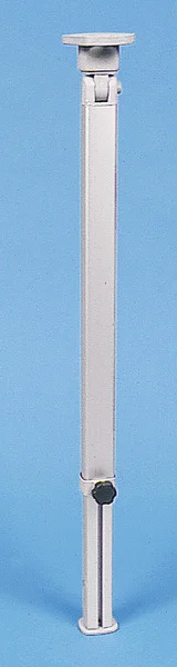 Klapptischfuß Silber – Höhe 555 – 765 mm – Gelenk oben