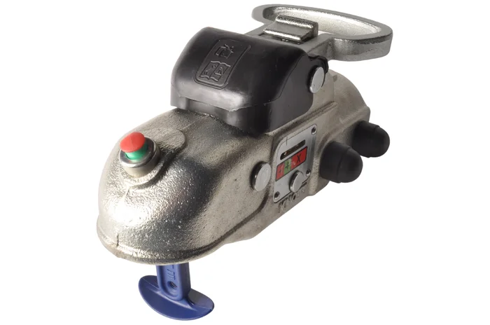 Knott AV35 – rund 60 mm – 3500 kg – gebremste Kugelkupplung mit integriertem Schloss