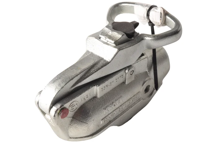 Knott AV50 – rund 50 mm – 2700 kg – gebremste Kugelkupplung – inkl. eingebautem Schloss