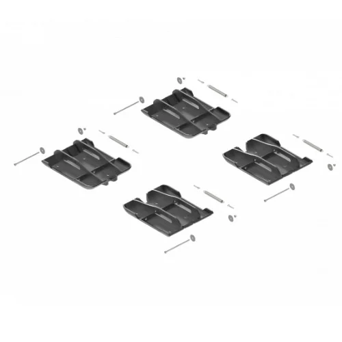 Knott Safety Base Stützplattenset, Sonderversion für Stütze 425374/424908