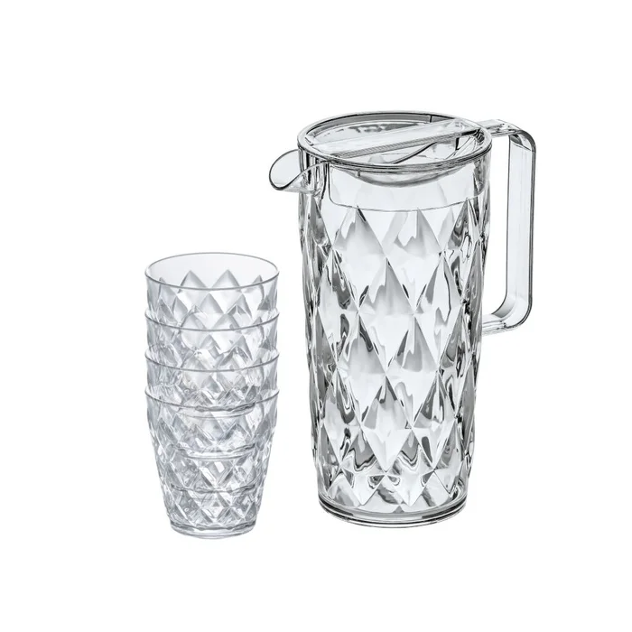 Koziol Krug 1,6 L mit 4 Gläsern