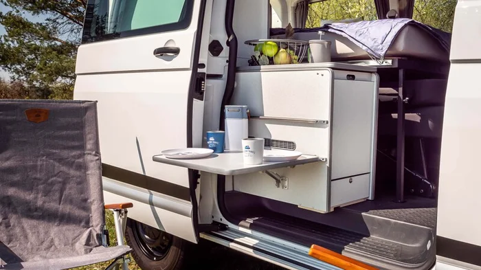 Küchenmodul „Cooky“ für VW T6.1/T6/5 kR als Fertigteil