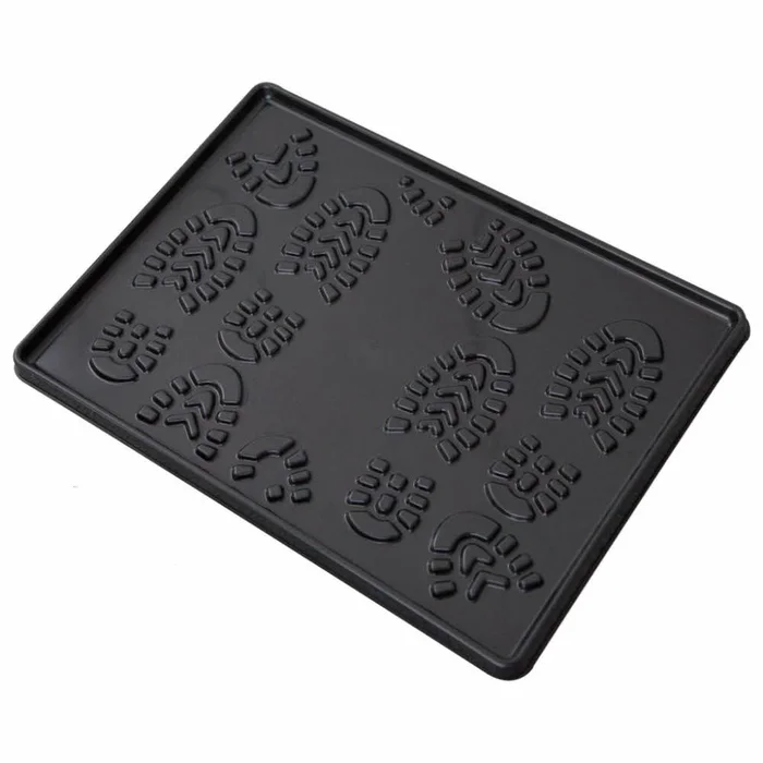 Lako Schuhabtropfschale schwarz 49 x 35 cm