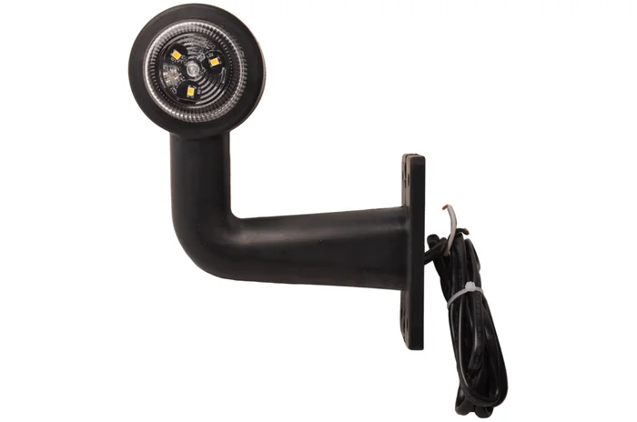 LED Begrenzungsleuchte rechte Winkel rot/weiß – rechts