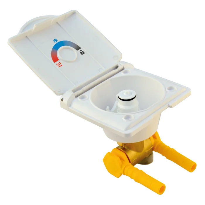 LILIE Außenanschluß Außendusche schwarz 12mm