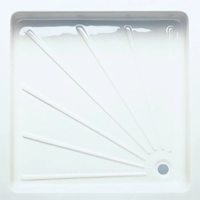 Lilie Duschwanne weiß, 580 x 90 x 580 mm