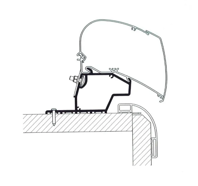 Markisen-Adapter für Markisenbreite 350 – 400 cm