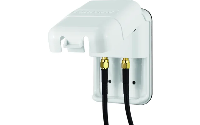 Maxview Internet-Außensteckdose 2x SMA- weiß