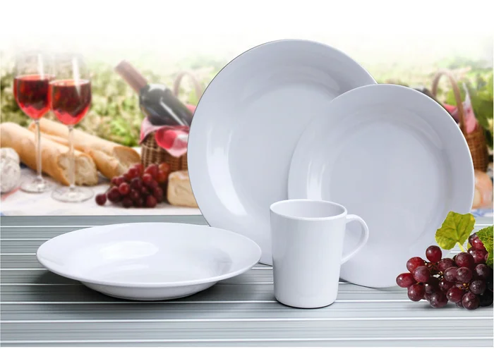 Melamin Geschirr-Set Monaco – Für 4 Personen