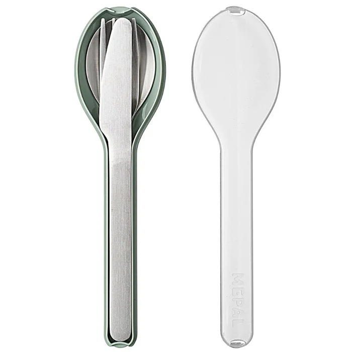Mepal Besteckset Ellipse 3-teilig, nordic sage