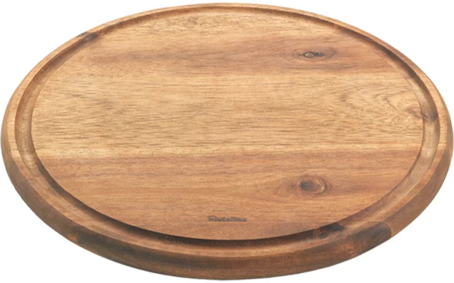 Metaltex Schneidebrett rund aus Akazienholz 24 cm