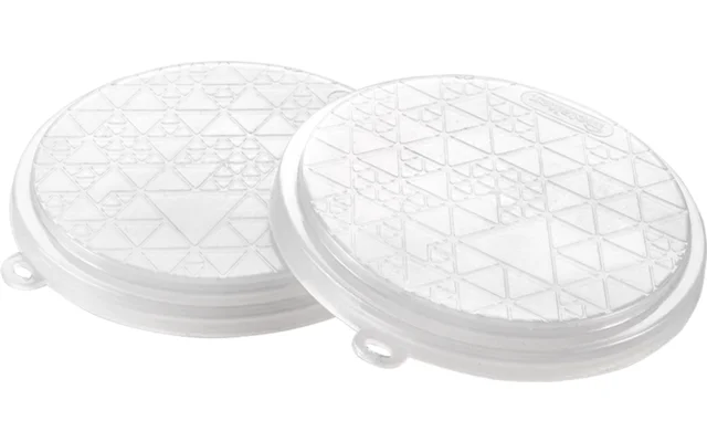 Metaltex Yogurt Mehrwegdeckel 2-tlg. für 500 g Joghurt, Skyr- oder Quarkbecher