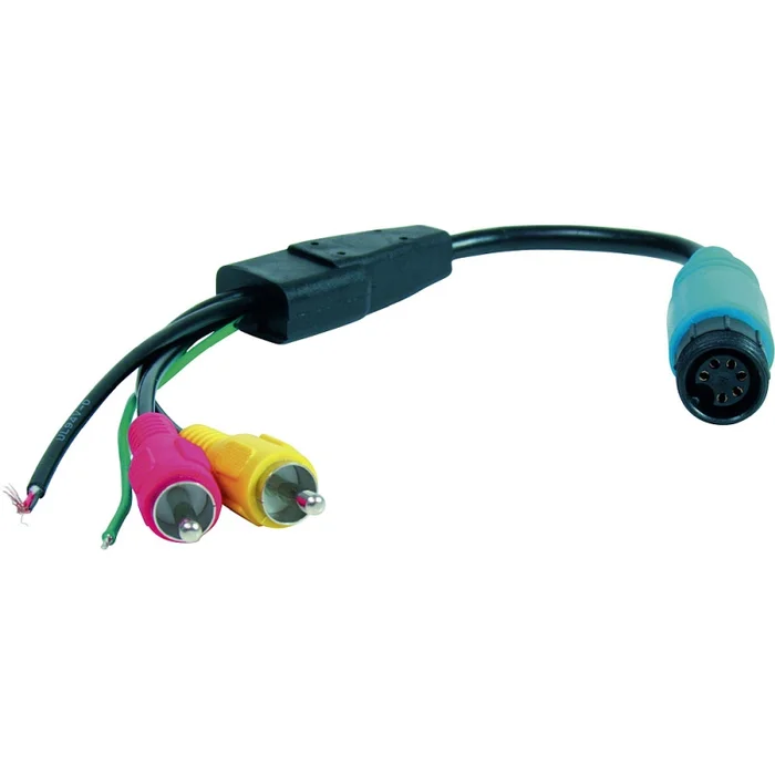 Monitor-Adapter 6-pol. Schraubkupplung auf Cinch-Stecker