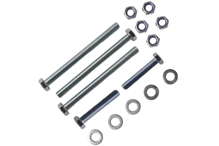 Montagesatz für die Montageplatte der Stützradklemme