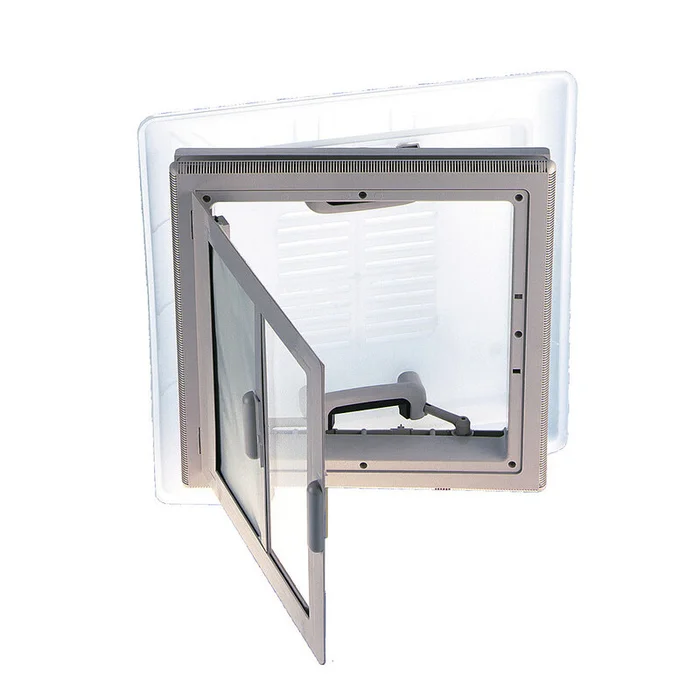 MPK Dachhaube Modell 46 mit Klapprahmen/Rollo, weiß (400 x 400 mm)