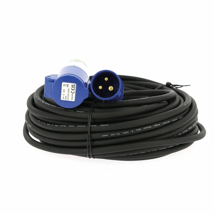 Netzverlängerung CEE 17 für Campingklemmen Länge: 25 Meter EZA