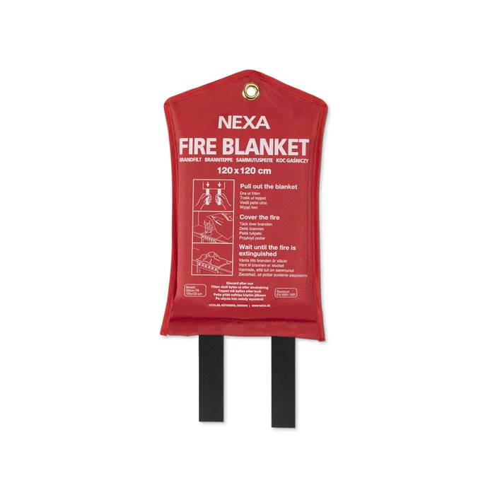 Nexa Löschdecke 120 x 120 cm – Rot