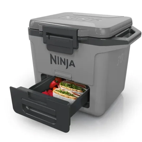 Ninja Kühlbox mit Trockenzone FrostVault 28 L, schiefergrau – FB131EUGY
