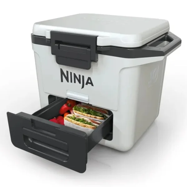 Ninja Kühlbox mit Trockenzone FrostVault 28 L, wolkenweiß – FB131EUWH