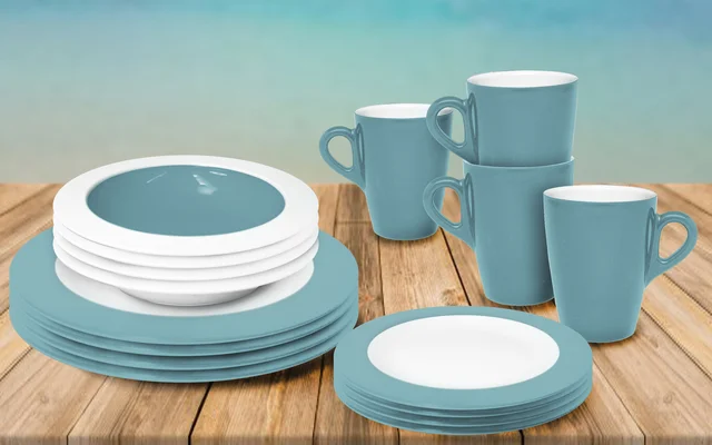 Omada Teller- und Schüsselset 16 teilig