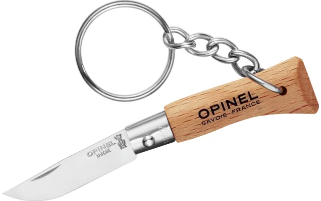 Opinel N°02 Taschenmesser mit Schlüsselanhägner Klingenlänge 3,5 cm