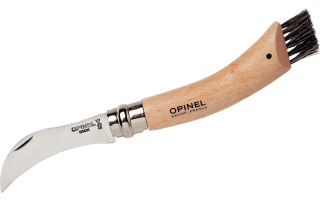 Opinel N°08 Pilzmesser mit Bürste Klingenlänge 8 cm