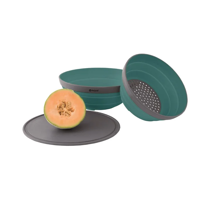 Outwell Collaps Schüssel und Sieb Blau (Nicht mehr im Sortiment)