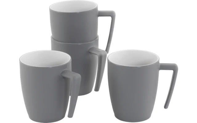 Outwell Gala 4 Personen Tassen Set 4 teilig Grey Mist