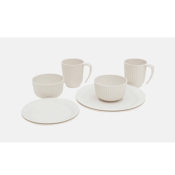 Outwell Geschirrset Delish 2 Personen 8-tlg. Farbe sandstone