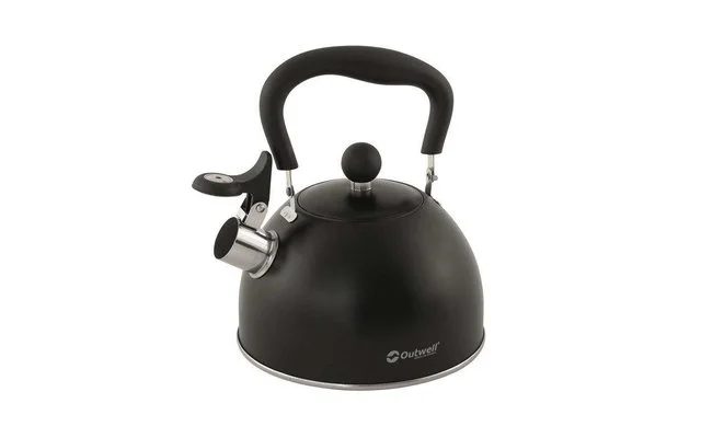 Outwell Lux L Edelstahl Wasserkessel mit Signalpfeife