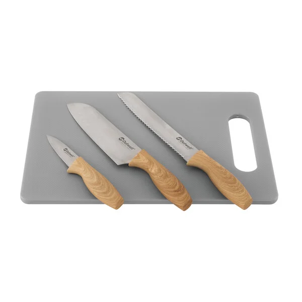 Outwell Messerset mit Schneidbrett Caldas