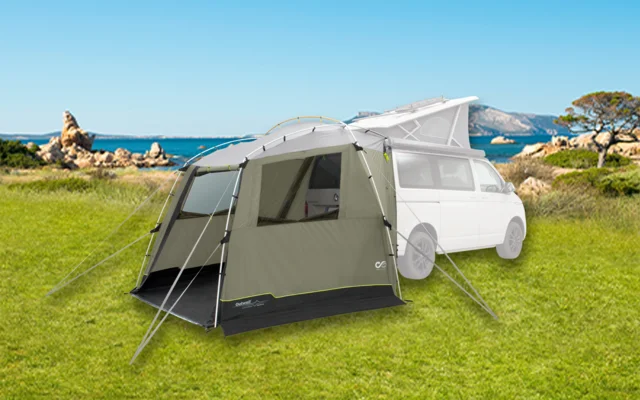 Outwell Woodcrest Heckzelt Busvorzelt grün