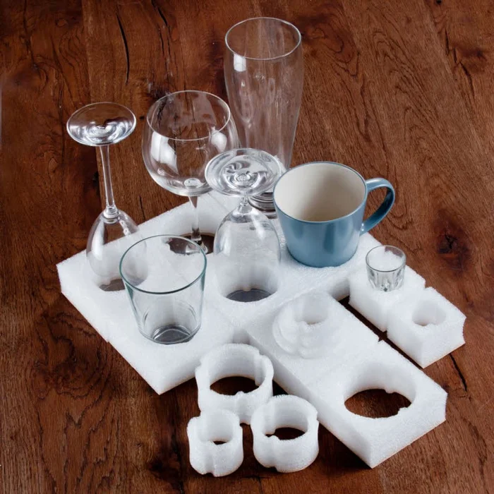 PacKonzept Glassicherungstray, weiß