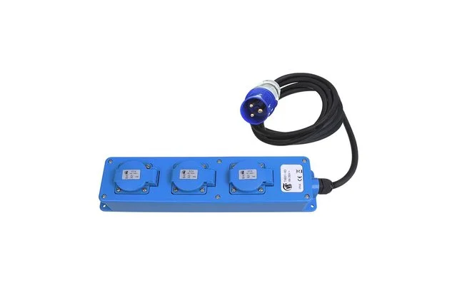 PAT CEE 3-fach Steckdosenleiste Schutzkontakt