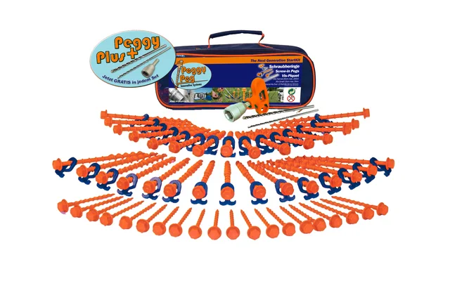 Peggy Peg Starter Kit Schraubheringe Set 84-tlg.