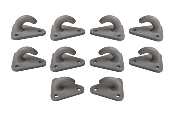 Planenhaken Kunststoff 45×39 mm – 10 Stück