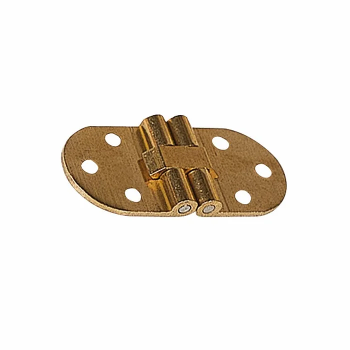 Poliertes Messingscharnier für Doppeltischplatte
