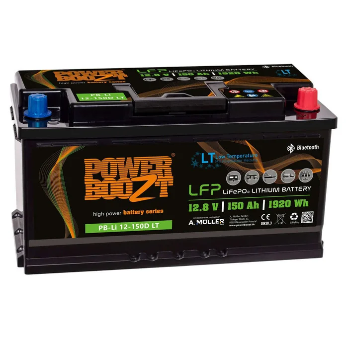 Powerboozt LiFePO4 Kaltwetterbatterie PB-LI 150LT L5 – 150 Ah
