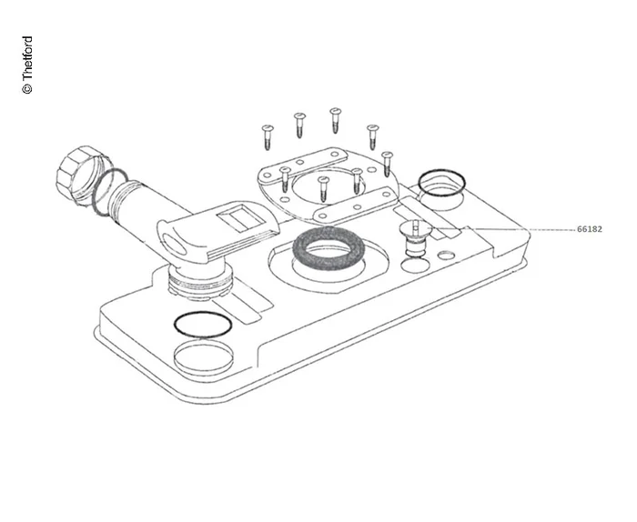 PP C2-2 Schieberknauf Abwassertank