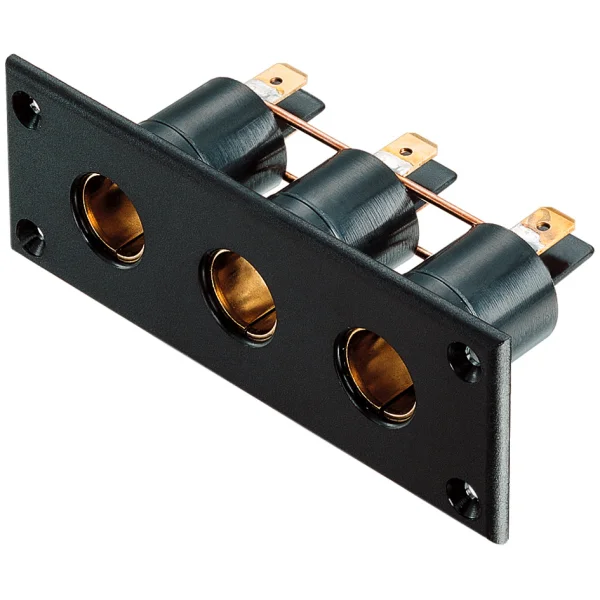 Procar Einbausteckdose 3-fach