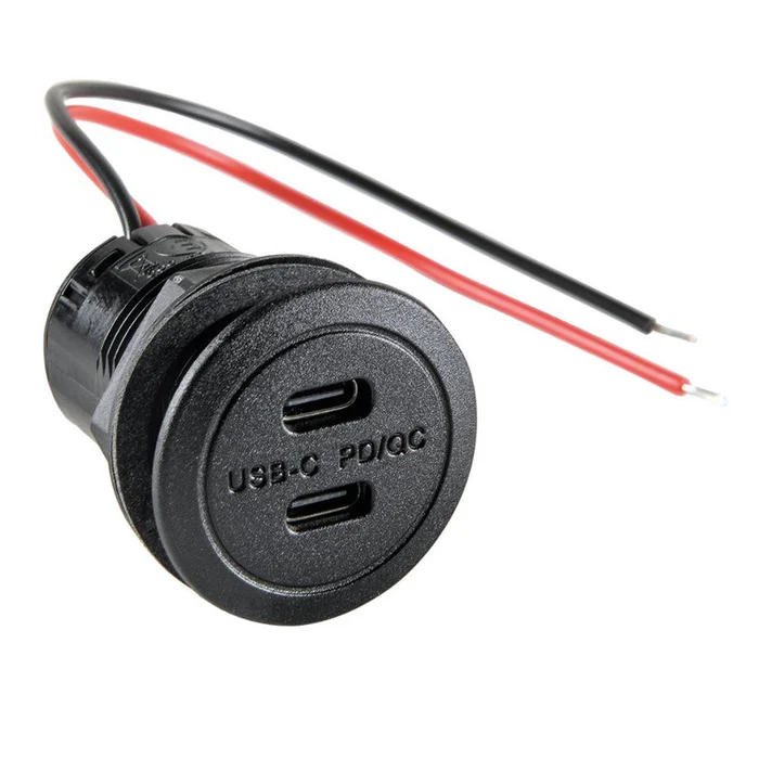 Procar Einbausteckdose Power 2 USB-C