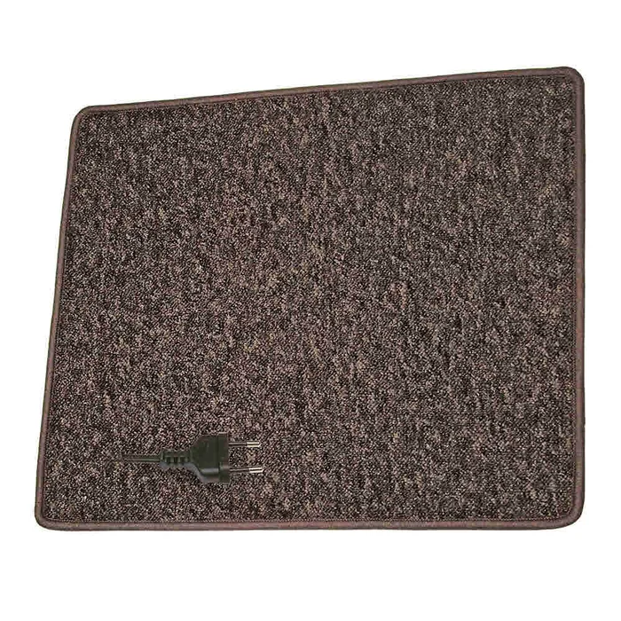 Procar Heizteppich 230 V, 60 x 100 cm, dunkelbraun