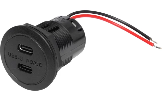 ProCar Power USB-C Doppelsteckdose mit Power Delivery und Quick Charge
