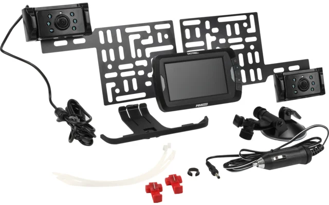 ProUser Digitales Rückfahrkamera-Set mit 2 Kameras 4,3 Zoll