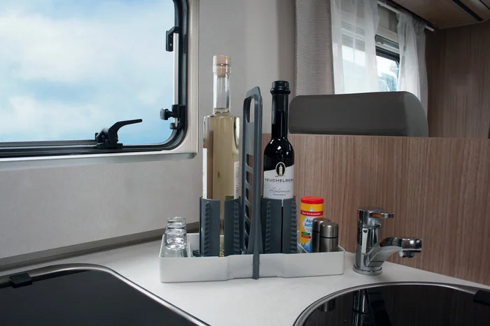 Purvario Multi Tray OELE für den mobilen Einsatz – Lichtgrau/Anthrazit