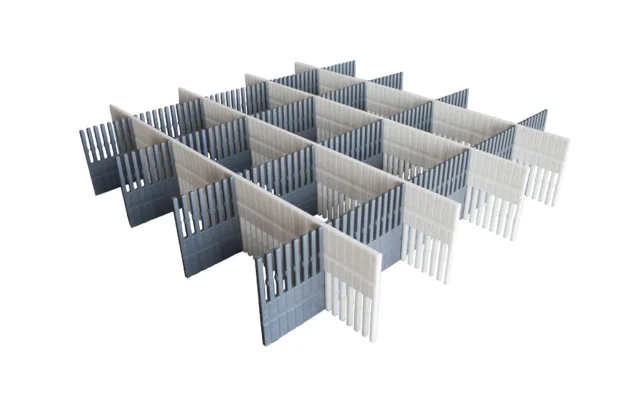 Purvario Pure Light Edition Stauleisten Set für Schubladen 8 Stück