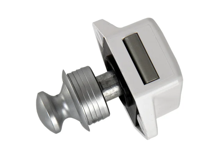 Push Lock Mini – Verchromt matt